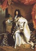 Hyacinthe Rigaud Portrait of Louis XIV (mk08) oil painting artist